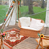 Boho Bank rotan huren bij Loods of Rentals